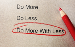 When Doing Less Actually Protects More