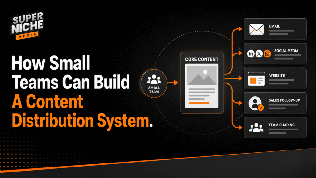 How Small Teams Can Build A Content Distribution System